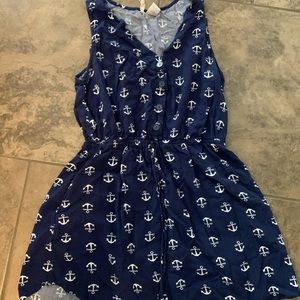 Blue anchor dress